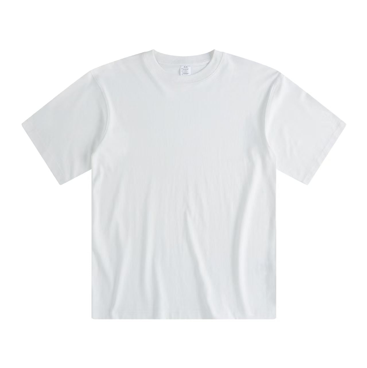 Camiseta masculina 100% algodão, lisa, gola redonda